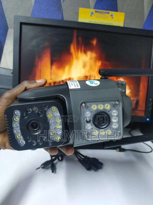 Dual Lense Electric Powered PTZ Camera - main view