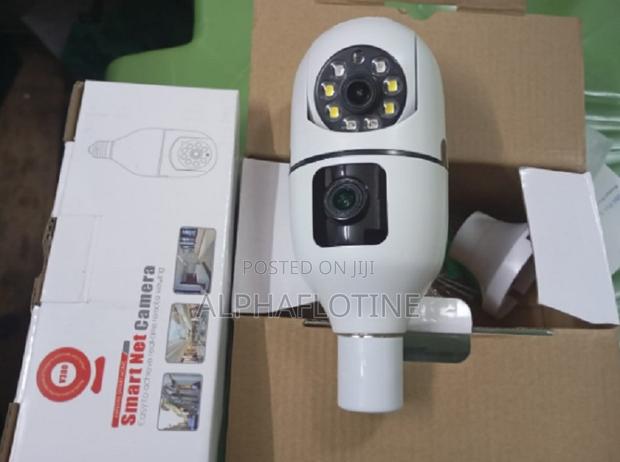 Dual Lens PTZ Bulb Camera 2mp - main view