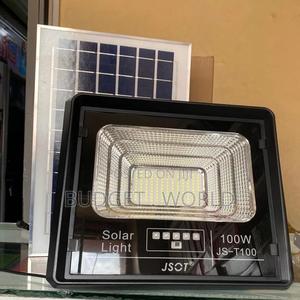 at 100watts Bright Led Solar Floodlight With a Solar Panel - thumbnail 2