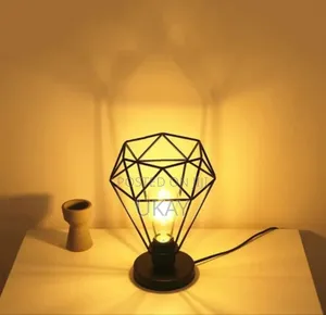 Uk- Nordic Style Iron Wire Table Lamp.
