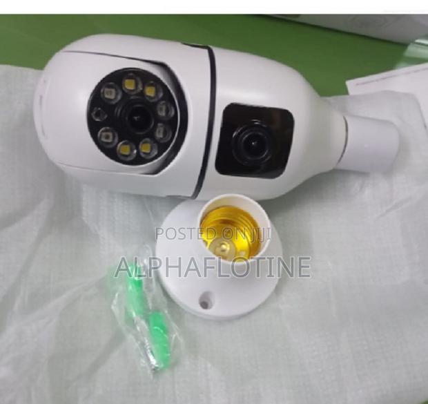 2mp Dual Lens Bulb PTZ Security Camera - main view
