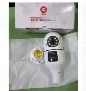 PTZ V380 CCTV Dual Lens Screen 1080p Wifi Bulb Camera