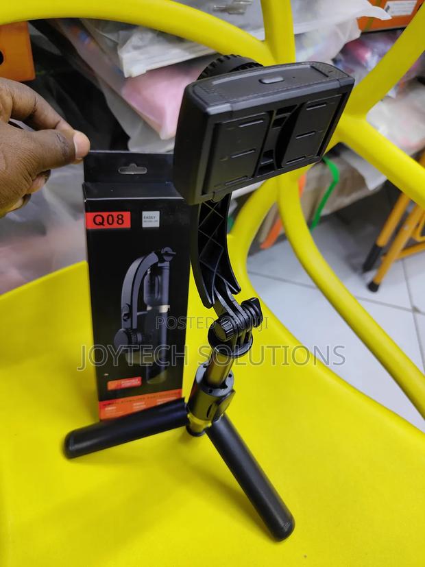 Q08 Gimblal Stabilizer Selfie Stick Tripod. - thumbnail 2