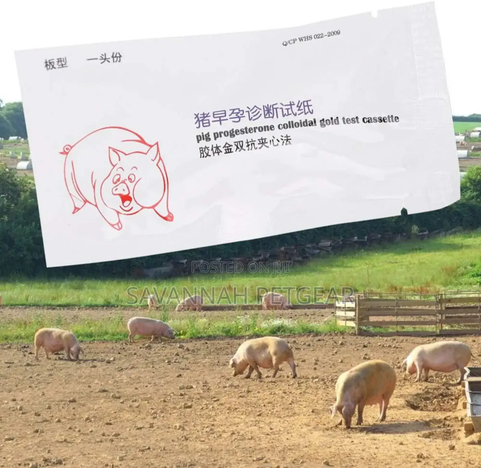 3 Pieces Pig Pregnancy Tester Strips Sow Early Test Kit