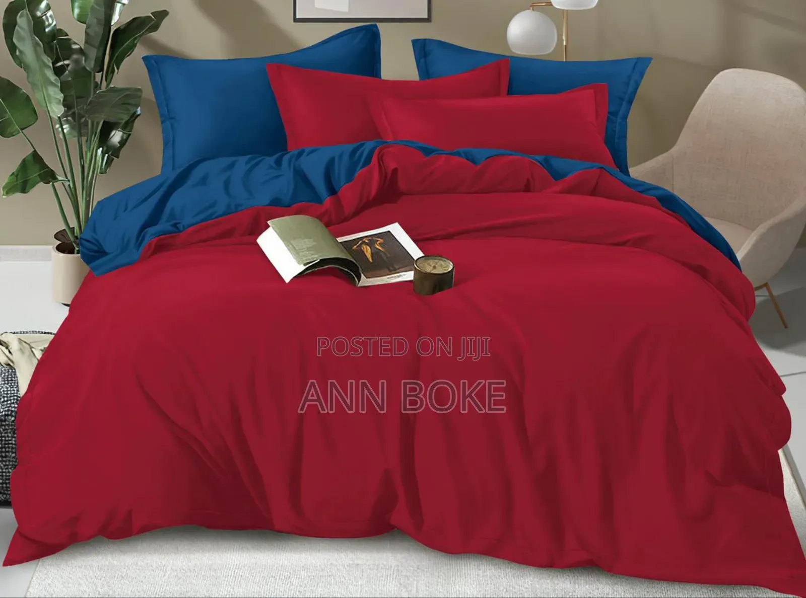 *2 Sided 100% Cotton Duvet Covers.* *2 Pillowcases*