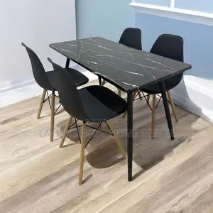 Dining Table With 4 Eames Chairs