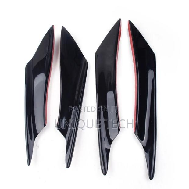 4pcs Front Bumper Splitter Fins – Universal Fit Kit