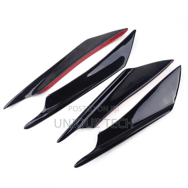 Front Bumper Side Fins – 4pcs Universal Fit