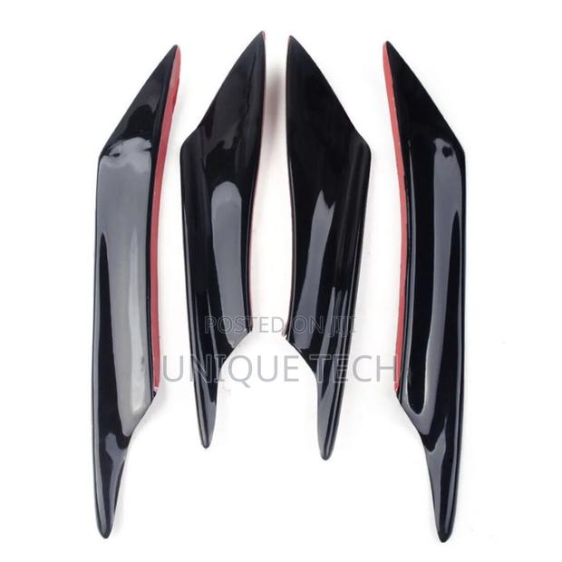 4pcs Bumper Side Splitter Fins– Front Fin Kit Universal