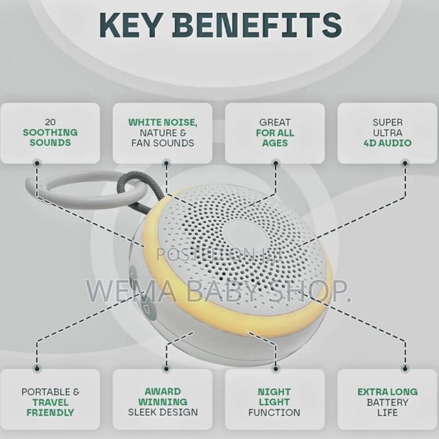Baby Portable White Noise Machine/Sound Machine - thumbnail 4