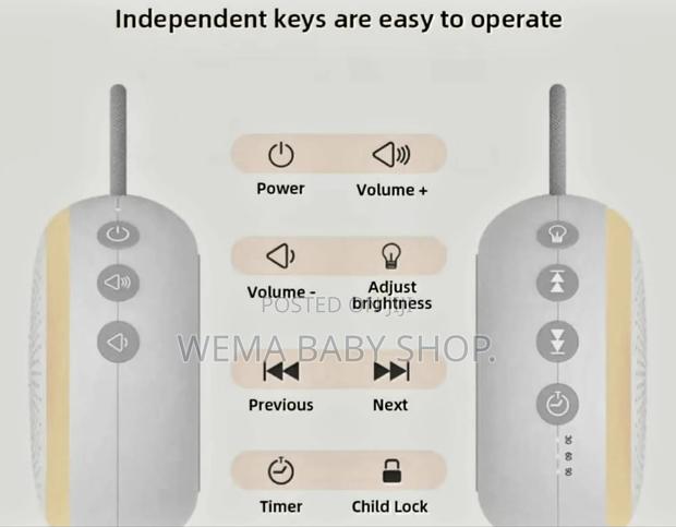 Baby Portable White Noise Machine/Sound Machine - thumbnail 5