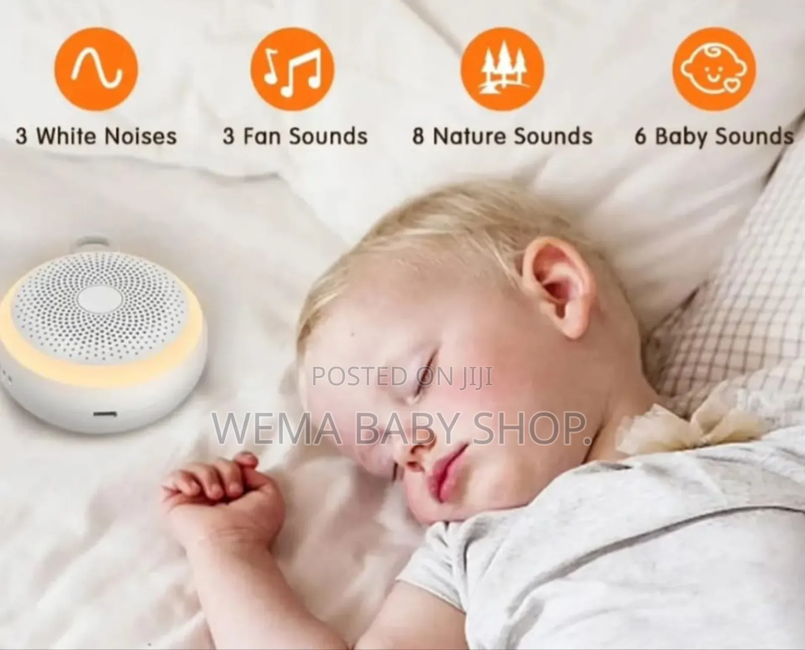 Baby Portable White Noise Machine/Sound Machine