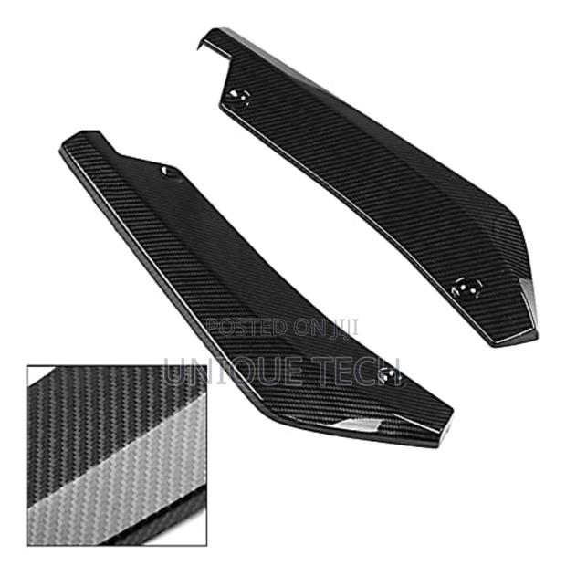 Carbon Look Rear Bumper Diffuser – Universal Splitter