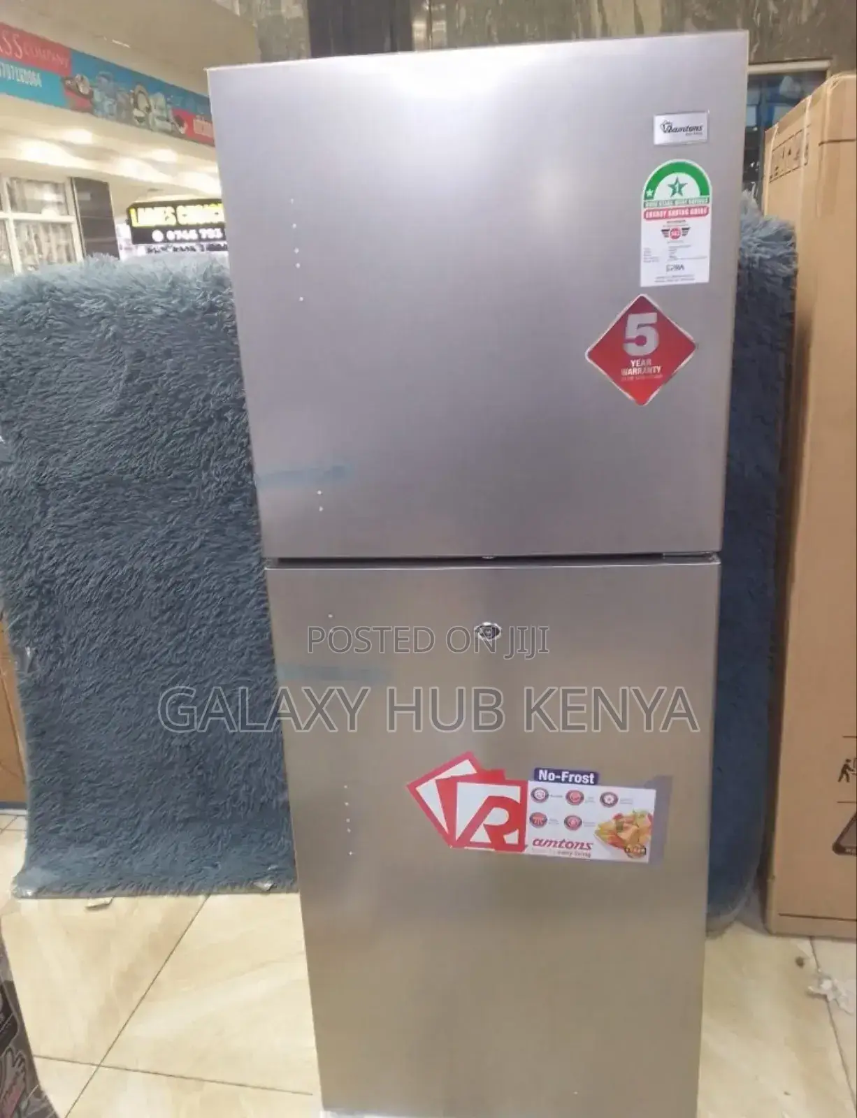 Ramtons Rf/239-196 Litres Double Door No Frost Fridge-