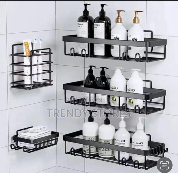 *5pcs  Corner Shower Caddy Shelf/Bathroom Organizer*