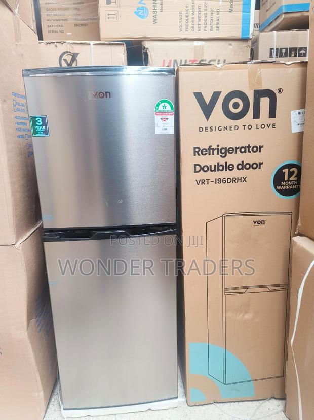 Von 195 Litres VRT-196drhx Double Door Refrigerator - main view