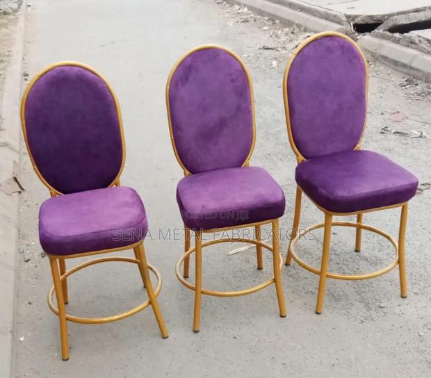 Elegant Purple Velvet Chair