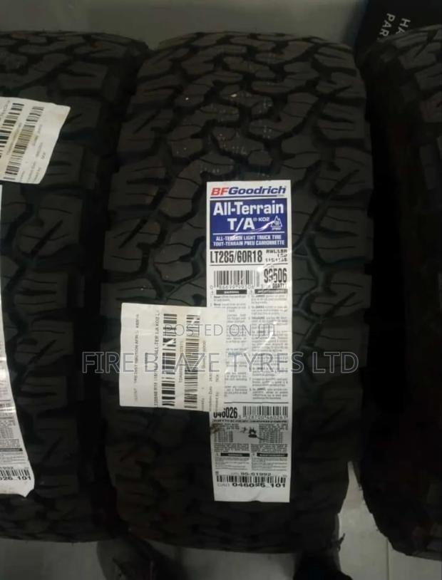 285/60r18 Bf Goodrich All-Terrain