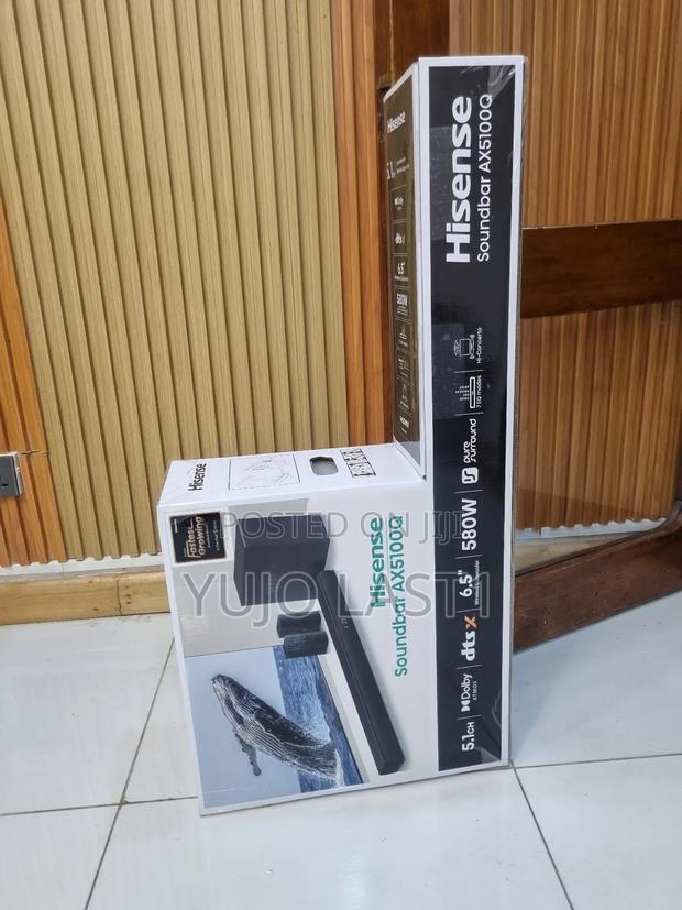 Hisense Soundbar Ax5100q – Powerful 5.1ch Dolby Atmos Audio - main view