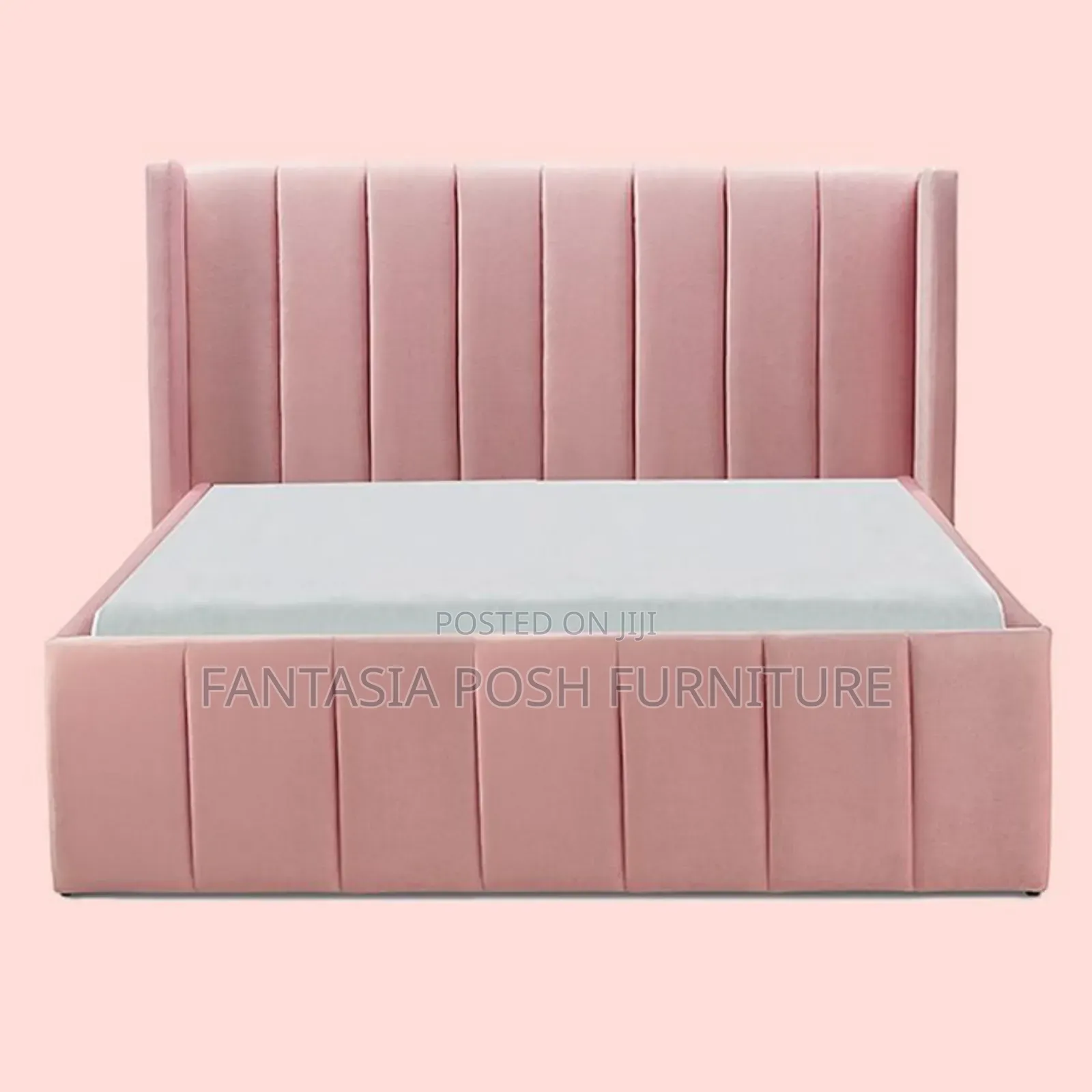 Pink Velvet Mocket/ Chester Bed for (S) 5 by 6