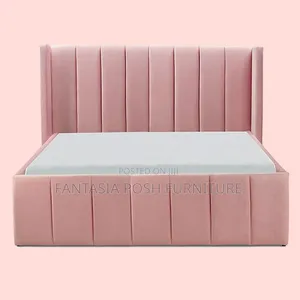 Pink Velvet Mocket/ Chester Bed for (S) 5 by 6