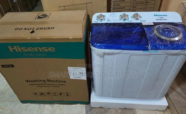 Hisense 7.5kgs Twin Tub Top Loader Washing Machine - main view