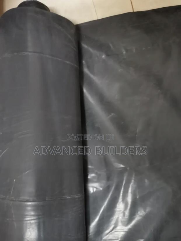 1200 Gauge Black Polythene 4 Feet Wide Folded in Two - main view