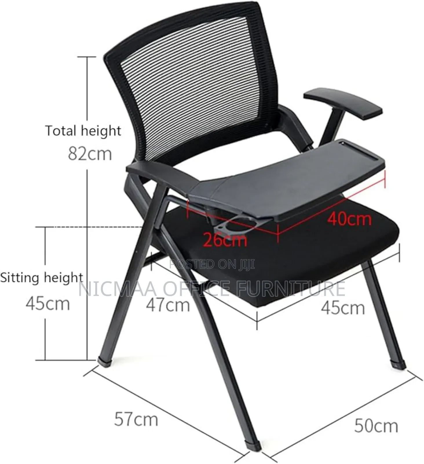 Training Chair With Writing Board