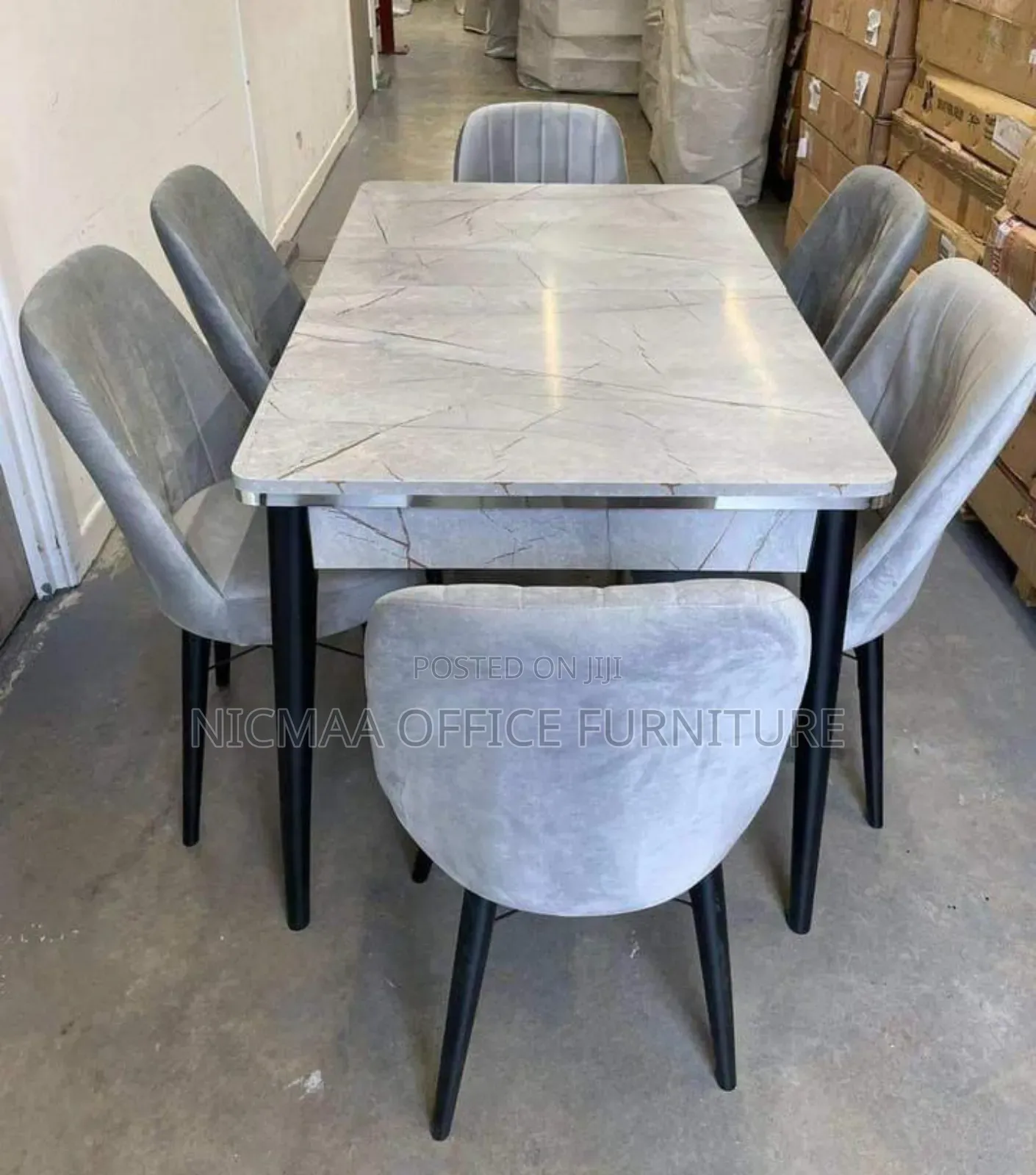 Ivory Mable 6-Seater Dining Set