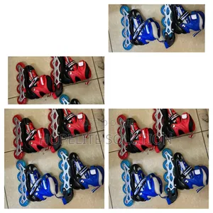 Skating Shoes With Guards And Helmet