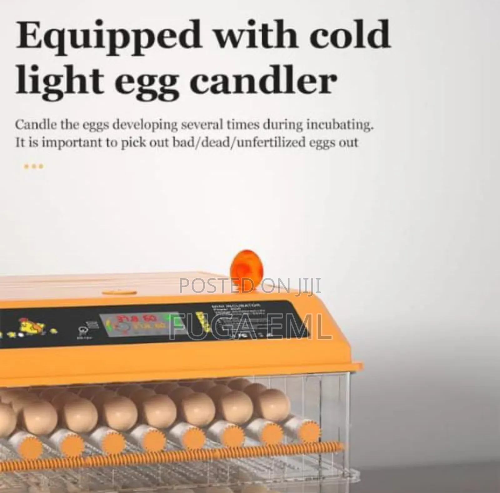 Ac/Dc Automatic Egg Incubator 64 Eggs