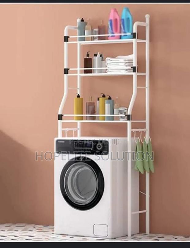 2layer Over the Washing Machine Rack