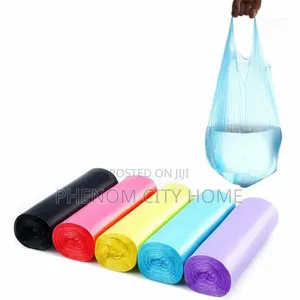 Set Of Black Large Size Garbage Bags