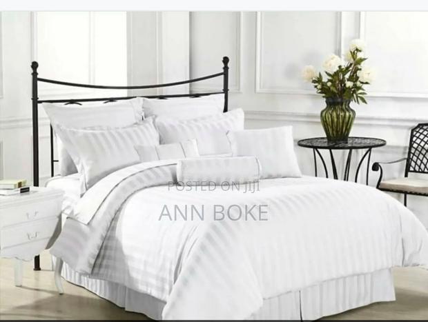 Binded Duvet White Stripes {Super King-}
 One Bedsheet - thumbnail 2