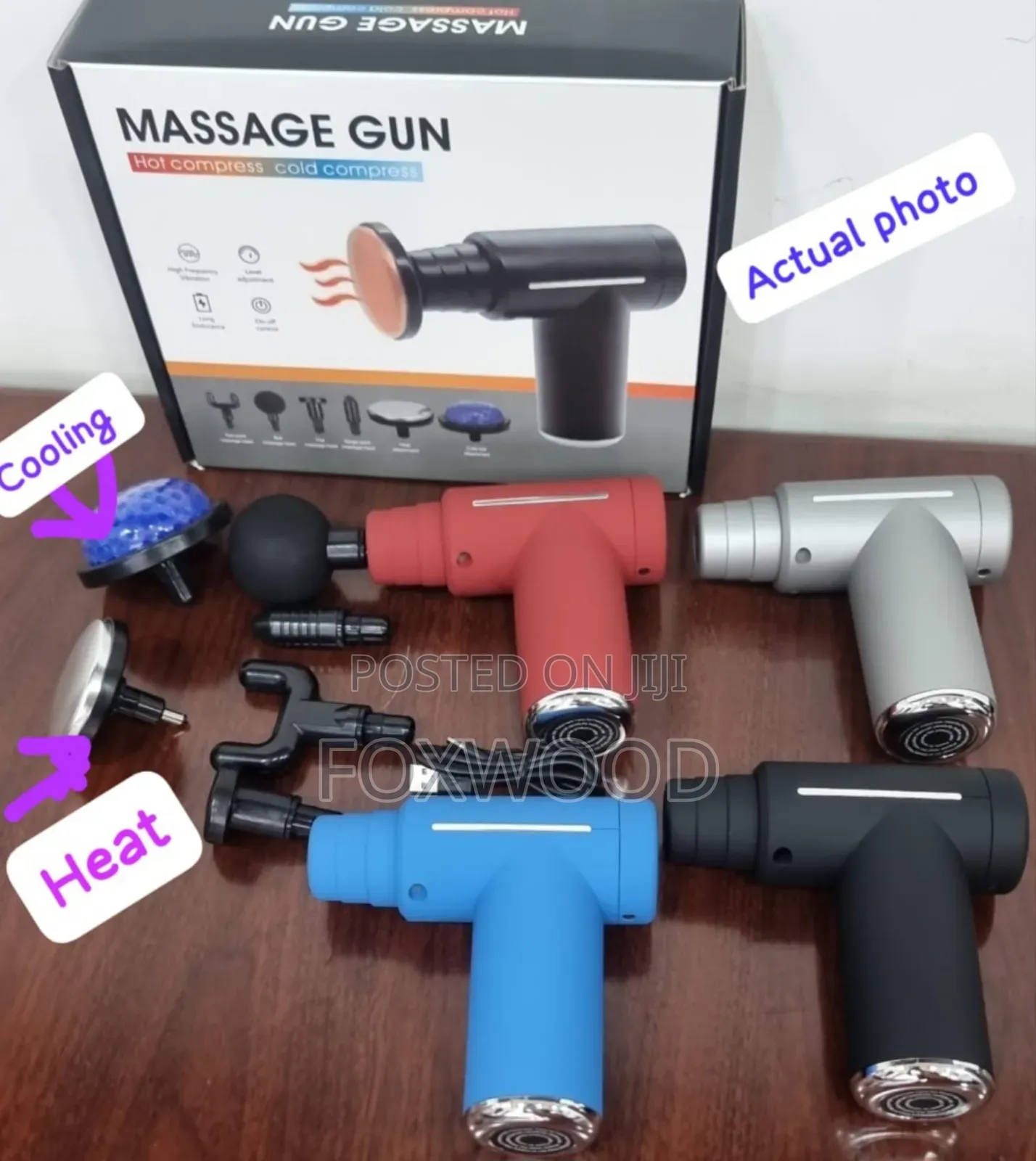 Massage Gun With Hot and Cold Compress Features