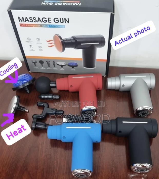 Massage Gun With Hot and Cold Compress Features - main view
