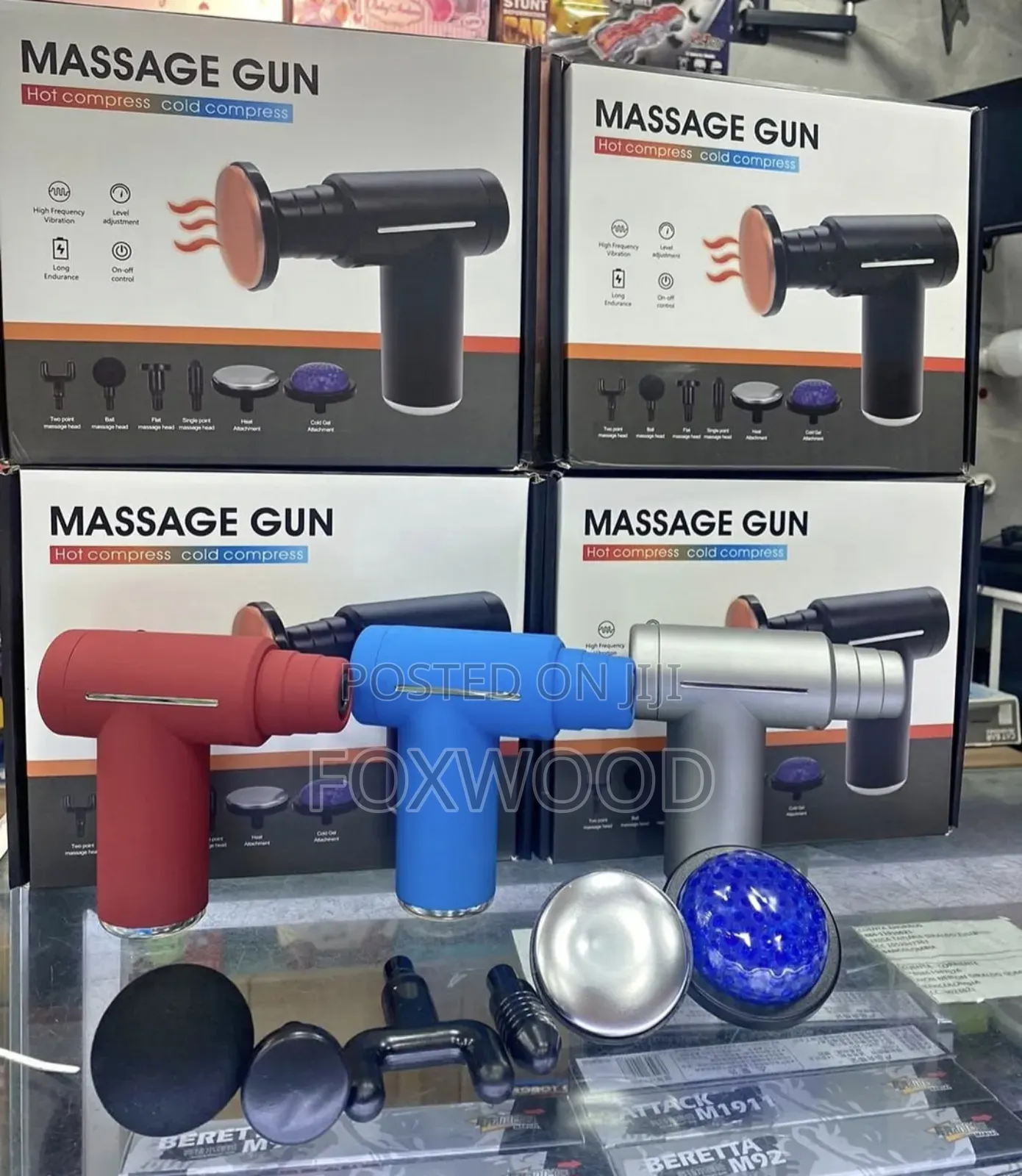 Massage Gun With Hot and Cold Compress Features