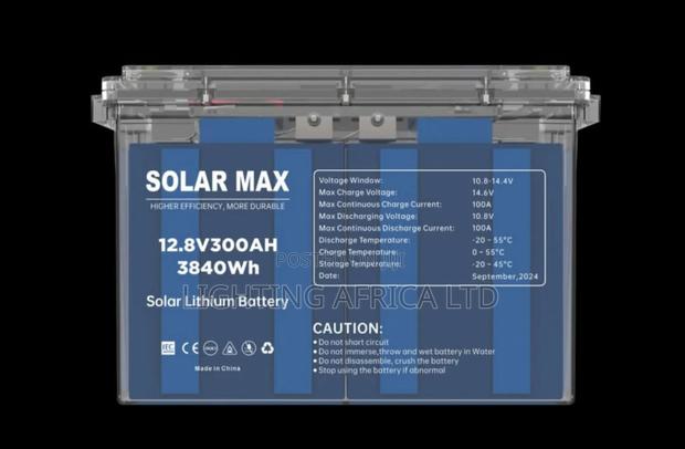 Solarmax 3840kwh 12v 200ah Lithium Battery