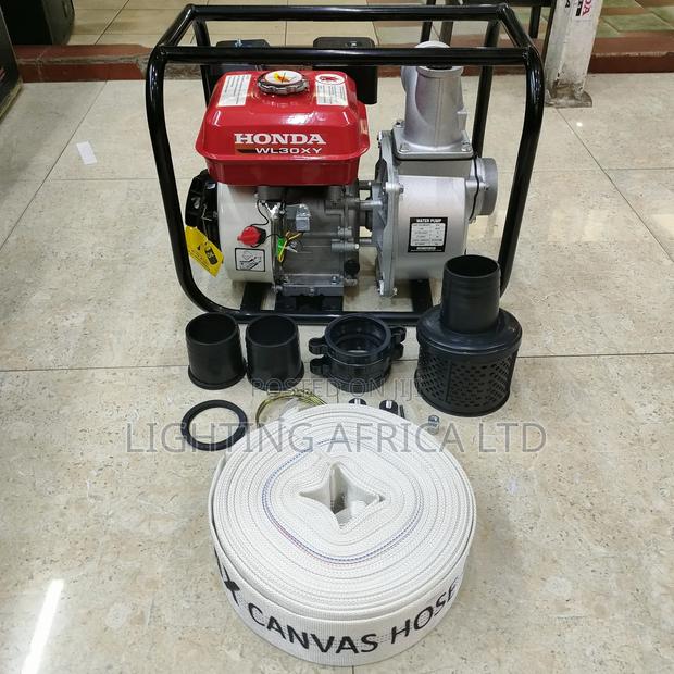 Honda Wl30xy Petrol Engine 3" Water Pump 50 Meters Pipe