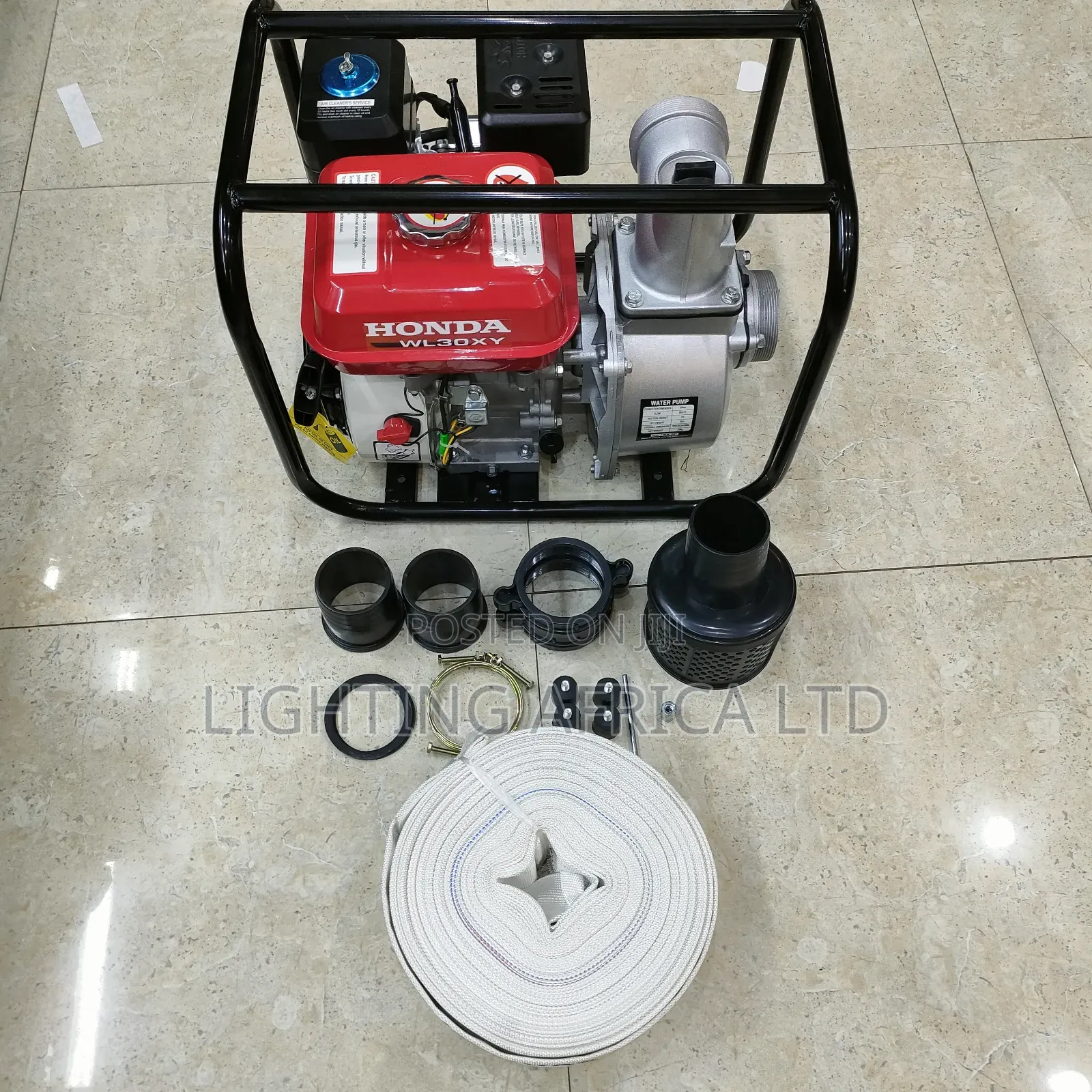 Honda Wl30xy Petrol Engine 3" Water Pump 50 Meters Pipe