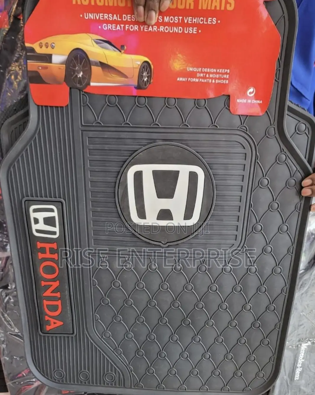 Honda 5 Piece Branded Car Floor Mat-.