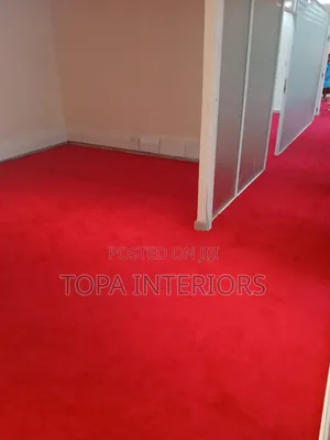 Durable Elegant Red Office Flooring Wall to Wall Carpets