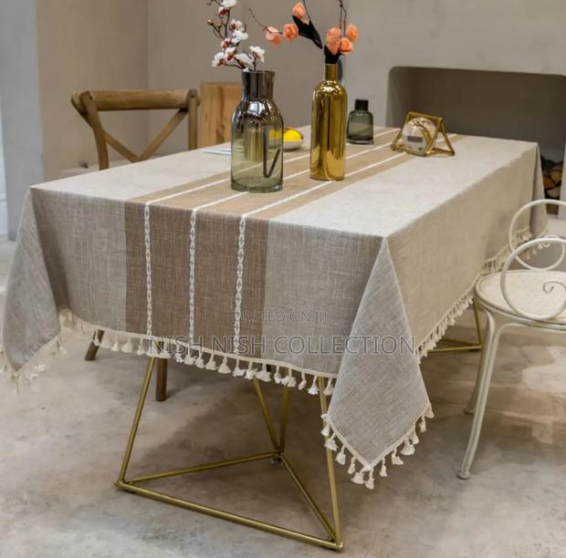 Linen Dining Table Cloth - thumbnail 3