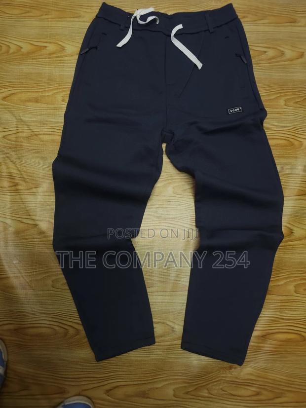 Quality Cotton Heavy Plain Casual Fitting Sweatpants Trouser - thumbnail 2