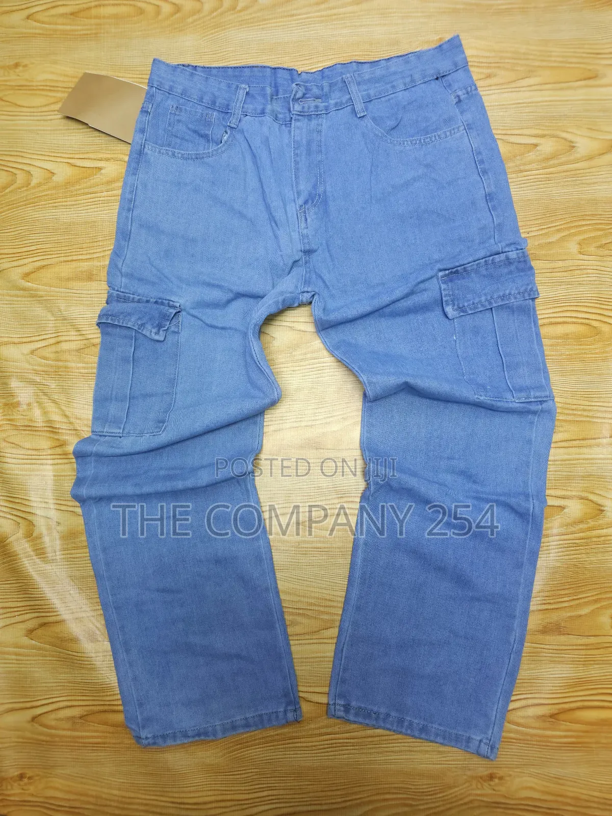 Quality Denim Made Plain Side Pocket Baggy Jeans Trousers