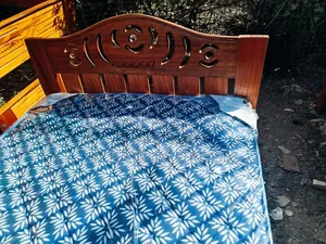 Hot Sale! Brand New Mahogany Bed + High Density Mattress