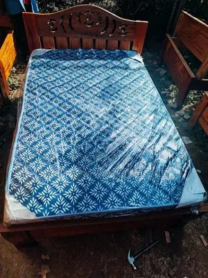 Special Offer! 4by6 Mahogany Bed + Hd Bobmil Jambo Mattress
