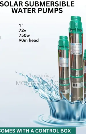 Solar Submersible Water Pump 72volts 750watts