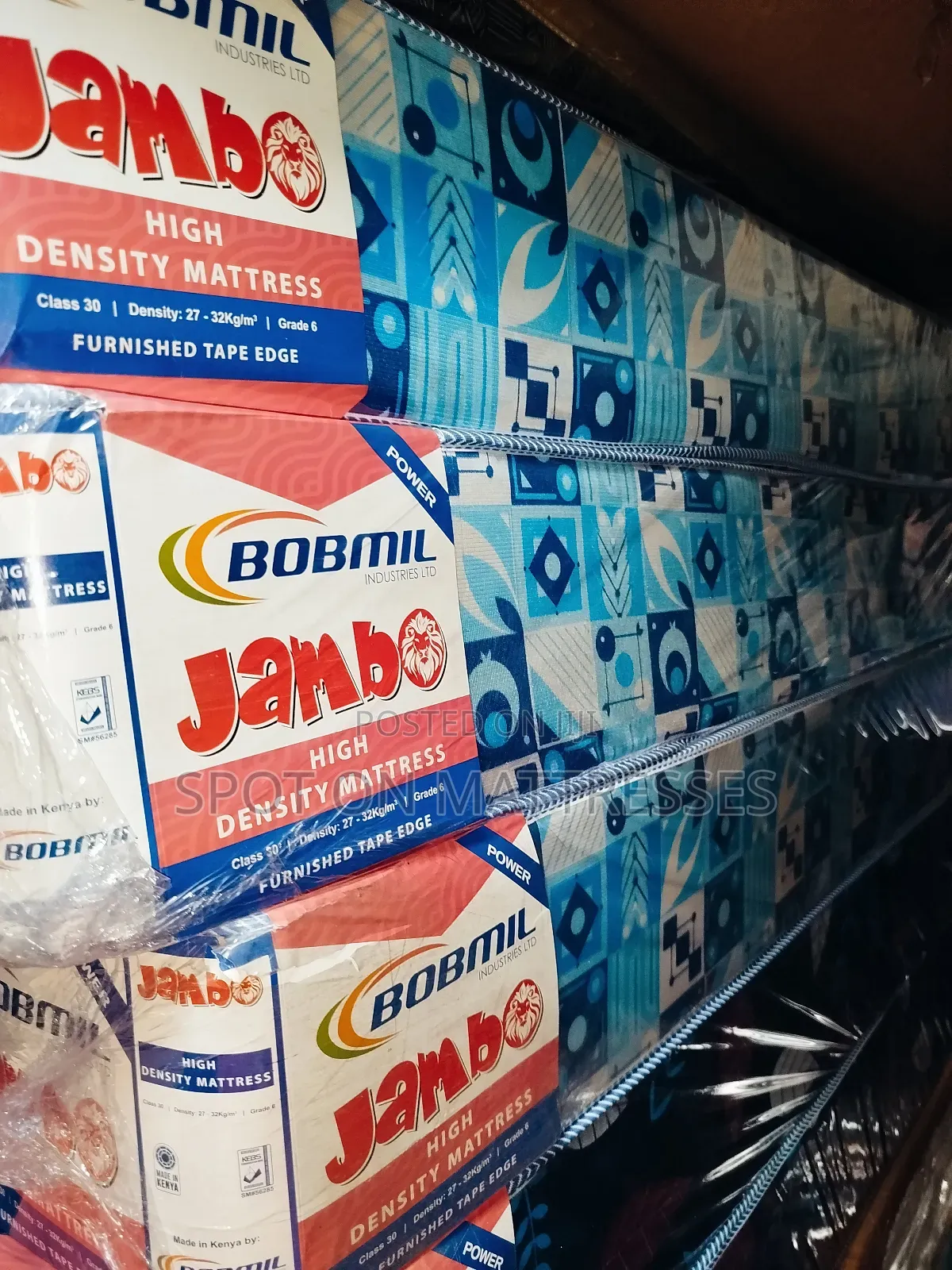 Bobmil Jambo 5by6 8inch High Density Mattresses + Delivery.