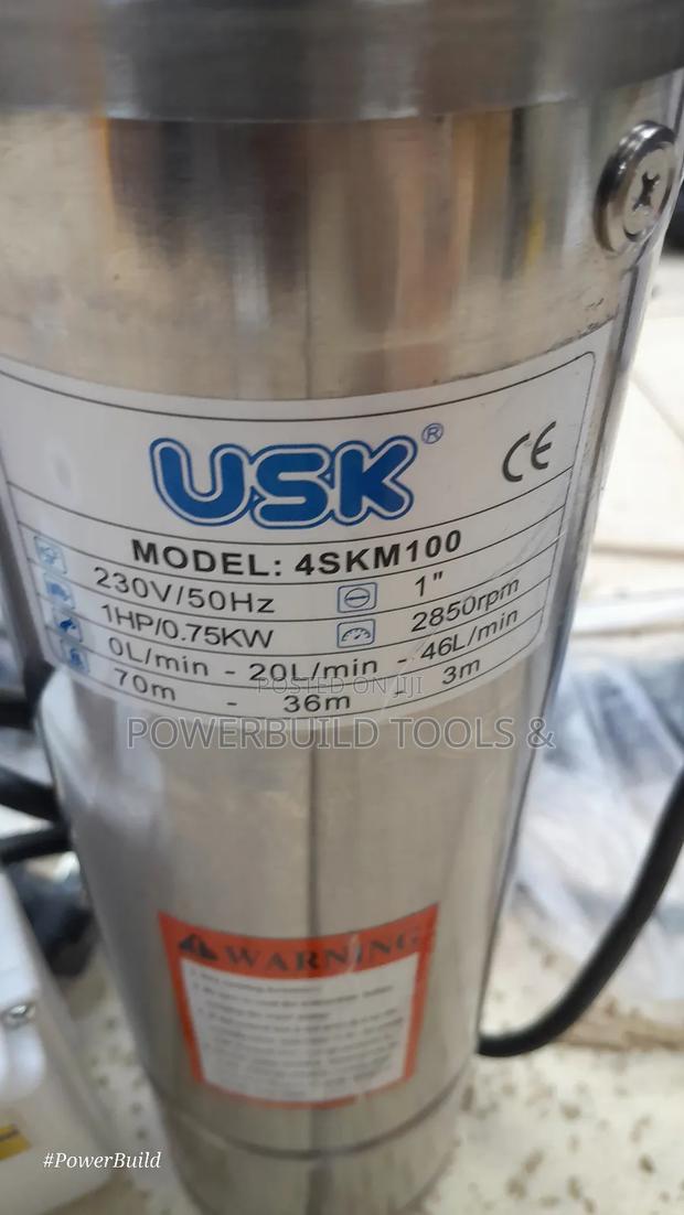 Usk Shallow Well Submersible Pump 1hp - thumbnail 3